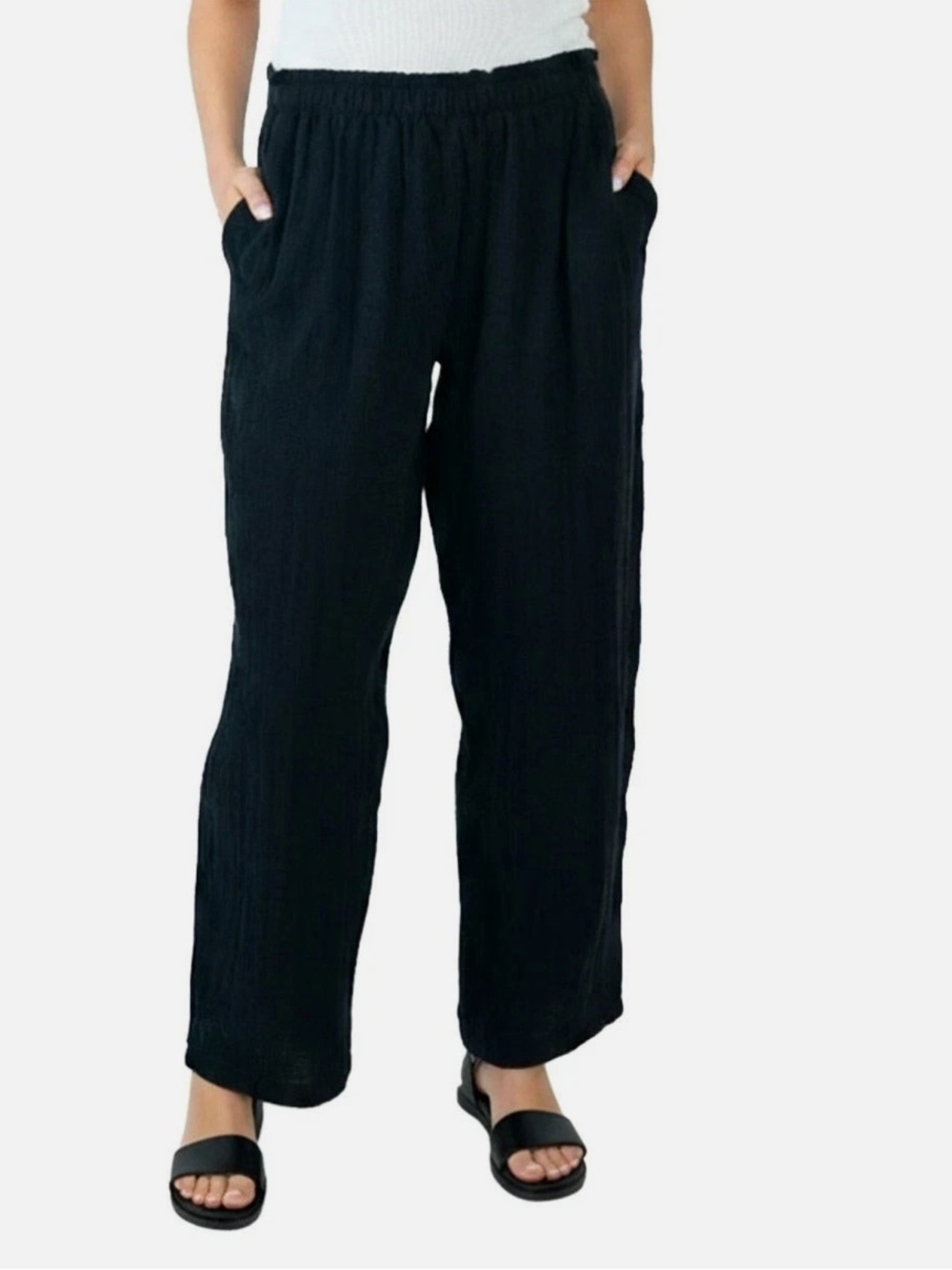 Coldwater Creek Gauze Pull-On Pant